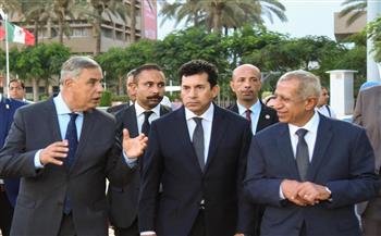   وزير الشباب والرياضة ومحافظ الإسكندرية يشهدان  فعاليات المؤتمر الصحفي لانطلاق بطولتي العالم للشباب 