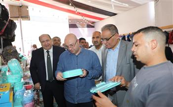    محافظ بني سويف يفتتح معرض "أهلاً مدارس" بأسعار مُخفضة