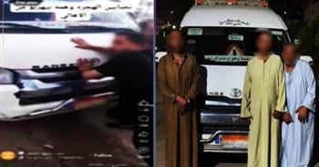   تفاصيل فيديو اصطدام قائد "ميكروباص" عمدًا بعدد من الأشخاص