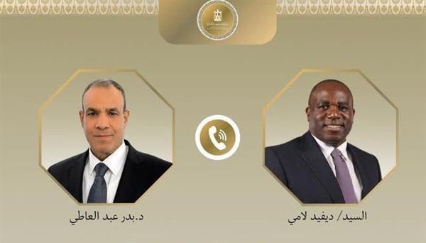 وزيرا خارجية مصر وبريطانيا يبحثان تعزيز الشراكة وجهود وقف إطلاق النار في غزة