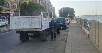   محافظ الجيزة يكلف بمضاعفة جهود النظافة عقب انكسار الموجة الحارة