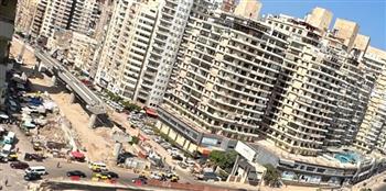   بسبب مترو الاسكندرية تغييرات فى الحركة المرورية بمنطقة  نفق المندرة 