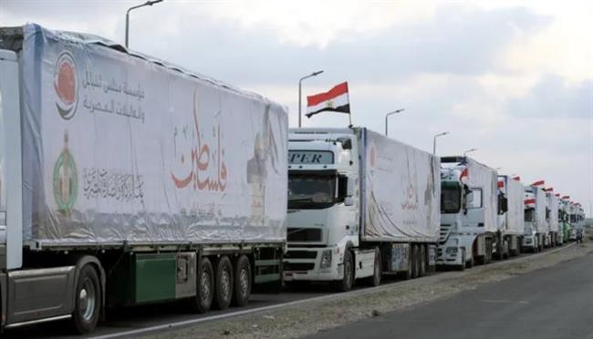 مصر تواصل تكثيف جهودها لإدخال المساعدات لأهالي غزة