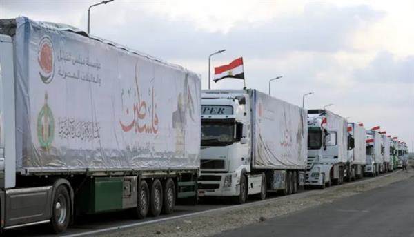مصر تواصل تكثيف جهودها لإدخال المساعدات لأهالي غزة