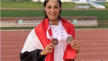   القومي للمرأة يهنئ البطلة المصرية بسنت حميدة لفوزها بذهبية ألعاب القوى