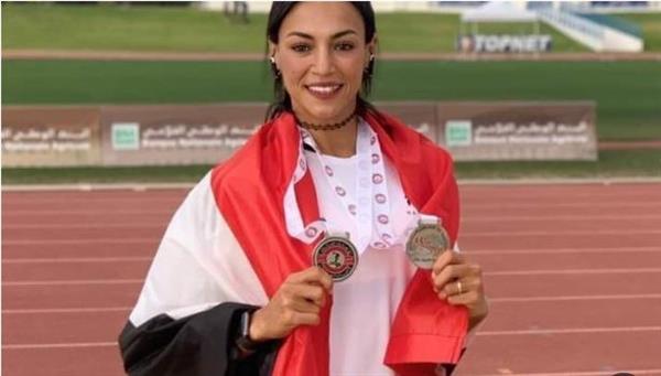 القومي للمرأة يهنئ البطلة المصرية بسنت حميدة لفوزها بذهبية ألعاب القوى