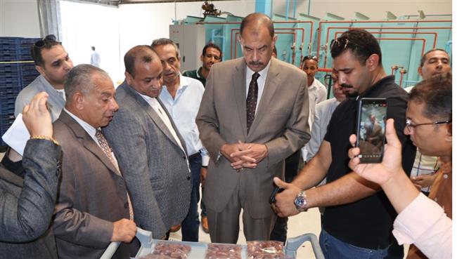 محافظ سوهاج يتفقد المنطقة الصناعية بمدينة سوهاج الجديدة