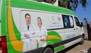   الشلقانى يتفقد أعمال القافلة الطبية المجانية بقرية دملو ببنها
