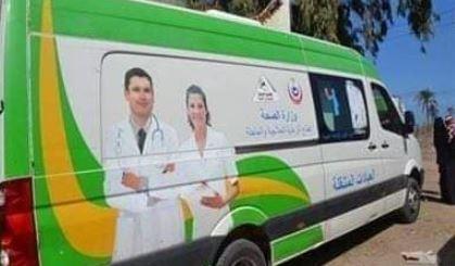 الشلقانى يتفقد أعمال القافلة الطبية المجانية بقرية دملو ببنها