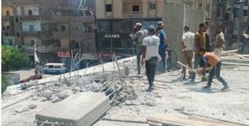   إزالة عقار على مساحة 1000 متر بعين شمس بالقاهرة لإقامته بدون ترخيص