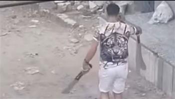   ضبط شخص بكفر الشيخ بحوزته مخدرات وسلاح أبيض