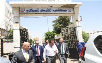 نائب رئيس الوزراء و وزير الصحة يتفقد مستشفى الشروق المركزي في زيارة ميدانية مفاجئة