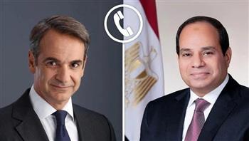   الرئيس السيسي يتلقى اتصالاً هاتفيًا من رئيس وزراء اليونان لتعزيز الشراكة