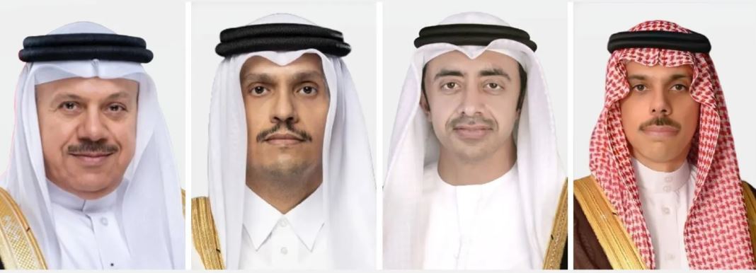 وزير الخارجية السعودي يبحث مع نظرائه القطري والبحريني والإماراتي تعزيز التعاون