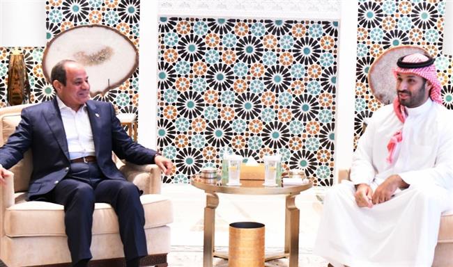 الرئيس السيسي وبن سلمان يشددان على ضرورة الإسراع في إدخال المساعدات إلى غزة