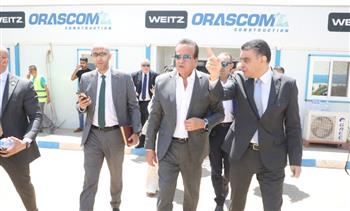   وزير الصحة يتفقد مشروع إنشاء المخازن الاستراتيجية للمنتجات والأجهزة الطبية بالعاصمة الإدارية