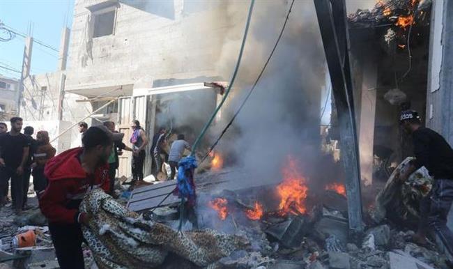 استشهاد 10 فلسطينيين و إصابة آخرين في قصف بمناطق متفرقة بقطاع غزة