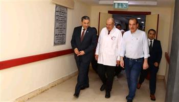   محافظ دمياط ونائب وزير الصحة يفتتحان جهاز تفتيت حصوات الكلى بمستشفى دمياط العام
