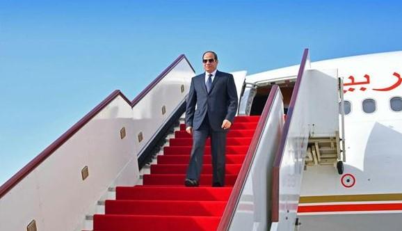 الرئيس السيسي يعود إلى أرض الوطن بعد زيارة للسعودية