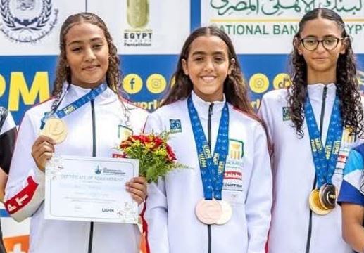 القومي للمرأة يهنىء منتخب مصر للناشئات لفوزهن ببطولة العالم للخماسي الحديث تحت ١٥ سنة