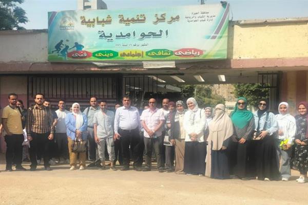 جامعة القاهرة تطلق قافلة تنموية شاملة لمدينة الحوامدية بالجيزة