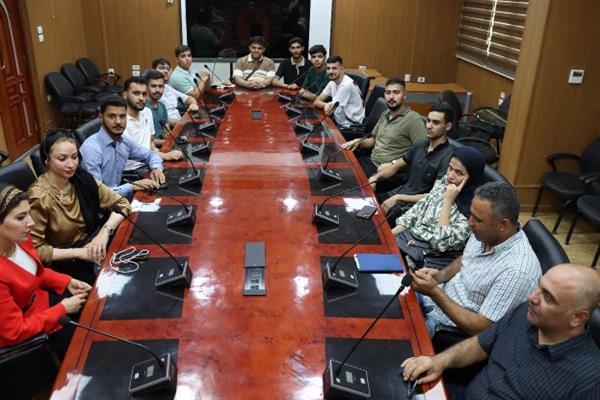 رئيس جامعة المنصورة يُكرِّم وفد جامعة المستقبل العراقية في ختام البرنامج التدريبي المشترك