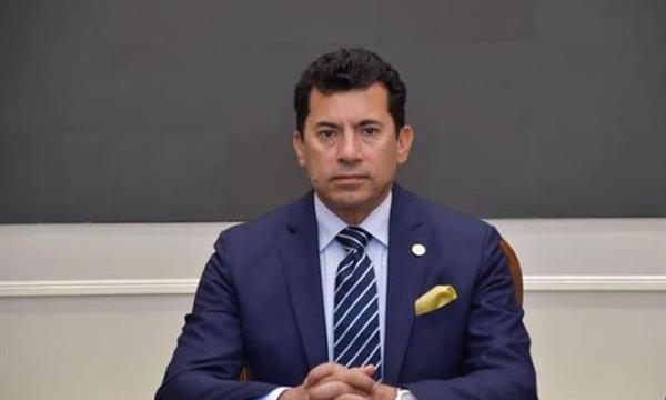 وزير الرياضة يتابع معدلات تنفيذ استاد المصري ببورسعيد