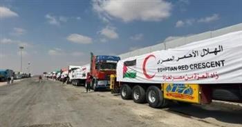   قافلة المساعدات الإنسانية الـ22 تدخل إلى الفلسطينيين بقطاع غزة