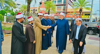 مفتي الجمهورية يلتقي عددا من القادة الدينيين بالمسجد المركزي بجنوب تايلاند