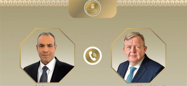 وزير الخارجية يستعرض مع نظيره الدنماركي مقترح وقف إطلاق النار في غزة