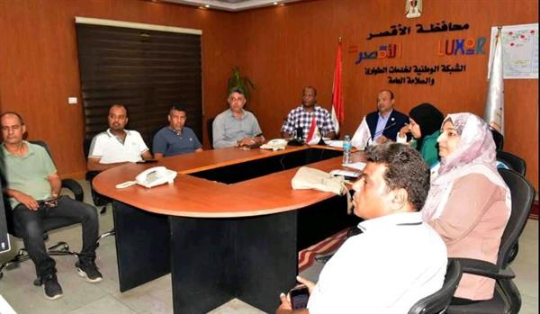اجتماع تنسيقي عبر تقنية الفيديو كونفرانس بين وزارات التنمية المحلية والبترول