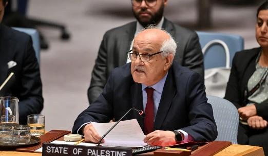 مندوب فلسطين أمام مجلس الأمن: إسرائيل تفرض المجاعة وتواصل قتل وتشريد الفلسطينيين