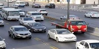   تباطؤ بحركة السير في الهرم وأكتوبر والأوتوستراد