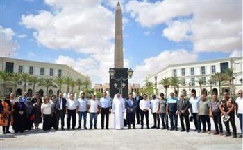   وفود المؤتمر العربي للذكاء الاصطناعي تزور مدينة العلمين الجديدة وتتفقد مشروعاتها التنموية