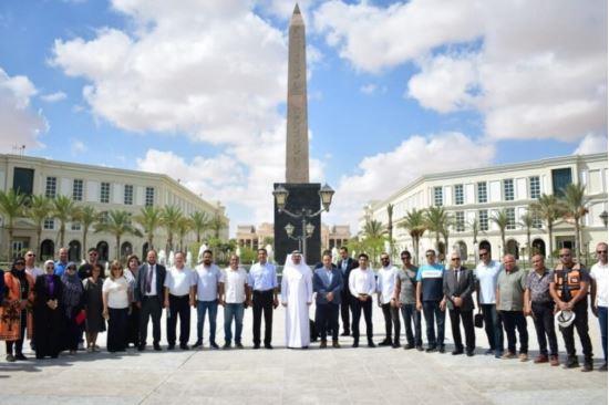 وفود المؤتمر العربي للذكاء الاصطناعي تزور مدينة العلمين الجديدة وتتفقد مشروعاتها التنموية