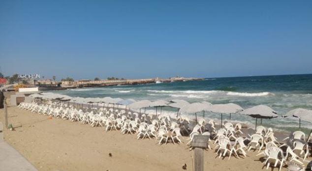 مصايف الإسكندرية: رفع الرايات الصفراء بجميع شواطئ الإسكندرية باستثناء أبو تلات