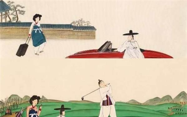 المركز الثقافي الكوري يطلق ورشة فن الرسم الشعبي الكوري التقليدي (المينهوا)
