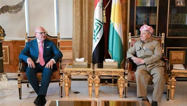 بارزاني يناقش قضايا العراق والمنطقة مع قنصلي إيطاليا واليابان