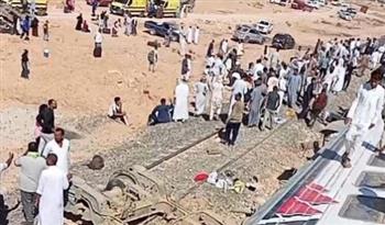   محافظ مطروح يتابع حادث قطار زاوية العوامة  