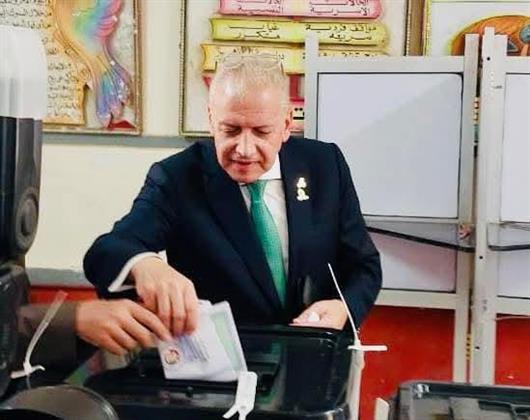رئيس مياه القليوبية يدلي بصوته في انتخابات الشيوخ: المشاركة واجب وطني