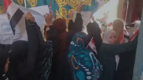 سيدات الشرقية يضربن أروع الأمثلة الوطنية فى انتخابات الشيوخ