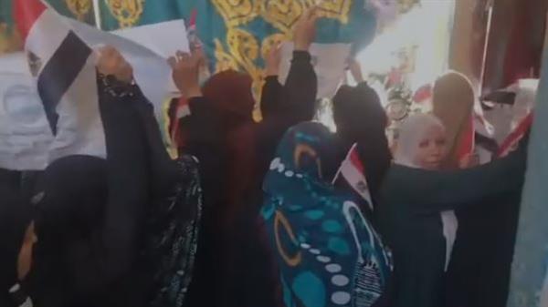 سيدات الشرقية يضربن أروع الأمثلة الوطنية فى انتخابات الشيوخ
