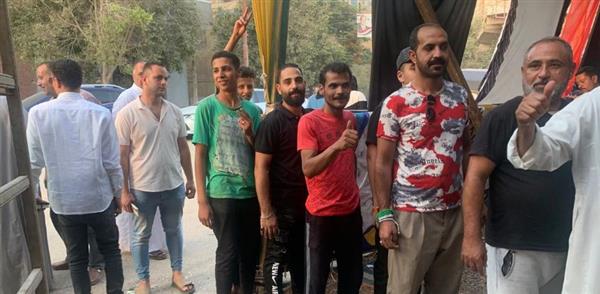 أهالي القليوبية يتوافدون على لجان التصويت بانتخابات مجلس الشيوخ.. صور