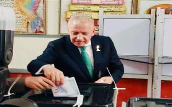   رئيس مياه القليوبية يدلي بصوته في انتخابات الشيوخ: المشاركة واجب وطني