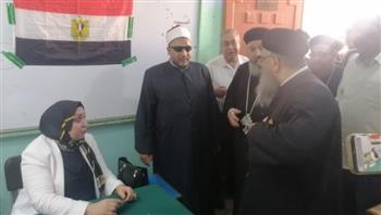  وفد مطرانية الأقباط الأرثوذكس بالفيوم يشارك في انتخابات الشيوخ 