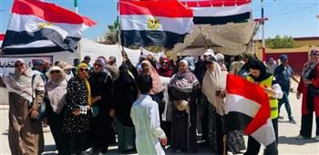   السيدات تتقدم طوابير الناخبين في انتخابات مجلس الشيوخ 2025 بجنوب سيناء 