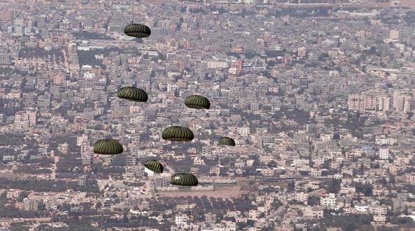 بتوجيهات من الرئيس السيسي.. استمرار الإسقاط الجوي للمساعدات الإنسانية على قطاع غزة