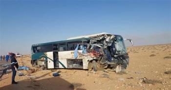   إصابة 18 في حادث اصطدام أتوبيس رحلات ببوابة حديدية ببورسعيد