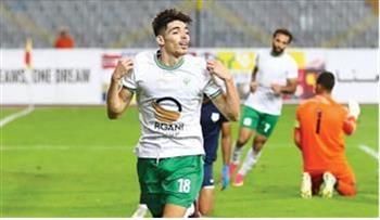   الجزائري "دغموم" لاعب المصري يسجل أول أهداف الموسم الجديد للدوري