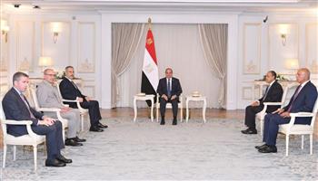   الرئيس السيسي يستقبل وزير خارجية تركيا